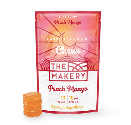 The Makery Peach Mango Cannabis Chews